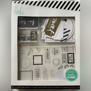 Heidi Swapp / planner accessories / clips / cards / stickers